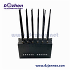 AC Adapter WiFi Bluetooth GSM800/900/1800/1900MHz 3G 4G 5g Mobile Network Blocker Satellite Signal Jammer