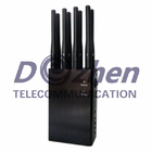 8 Antennen-rufen Handstörsender-WiFi GPS VHF-UHF- und 3G 4GLTE Signal-Störsender an