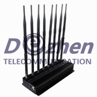 UHF VHF High Power Signal Jammer 3G 4G Mobile Phone Blocker Omni Directional Antennas
