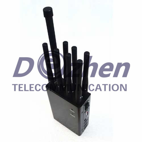 8 Antennen-Handstörsender GPS Lojack und 3G 4GLTE 4GWimax rufen Signal-Störsender an